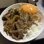 すき焼き キムラ - 追い卵も乗っけてこれがたまらんうまさ❗️