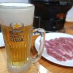 炭火ジンギスカン いい田屋 - サッポロパーフェクト クラシック