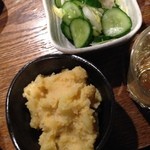 そらや - ポテサラ&浅漬け