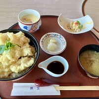 銀座 新大阪ワシントンホテルプラザ - 小海老の天丼 ランチ無料券利用