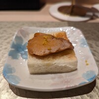 鮨 富かわ - あん肝パン