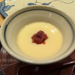 鮨旬美西川 - 梅の茶碗蒸し