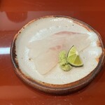 一齊 - 熟成あこうの刺身