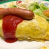 喫茶店 セブン - オムライス（サラダ付）セット