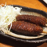 風来坊 - 名古屋コーチン 味噌串かつ