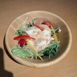 本家さぬきや - 【8月9日注文分】おぼろ豆腐サラダ(胡麻ドレッシング)---税込680円