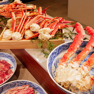 伊勢海老・タラバ蟹も食べ放題◎和食ビュッフェダイニング