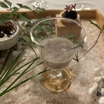 日光金谷ホテル - 鮑の擦り流し　鮑を摺鉢で擦りコリコリ感、昆布出汁と合わせた海のジュース