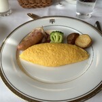 日光金谷ホテル - 過不足無い　朝食　オムレツ