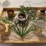 日光金谷ホテル - 折敷アミューズ5点盛り