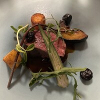 日光金谷ホテル - エゾ鹿のロースト　地場野菜が旨い