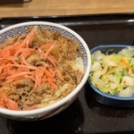吉野家 - 料理写真:牛丼並+お新香