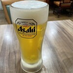 サパナマハル - 生ビールはスーパードライ