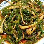 水餃子の店 心愛 - ピーマンと中国干豆腐炒め