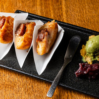 韓国ホットクと抹茶のアイス