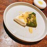 ダ マッサ - 白イカ　甘長とうがらし　カラスミ　抜群に旨い