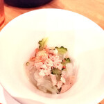 酒楽亭 空庵 - ゴーヤと鴨そぼろ