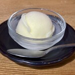 にほんいち水産直営 居酒屋あらた - ゆずシャーベット
