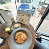 コンテナカフェ - カニのトマトクリームソースパスタ(パン付き)