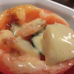 柚子庵 - 焼き物の中は、海老・ホタテ