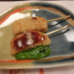 柚子庵 - 替鉾は、粟麩の２色田楽