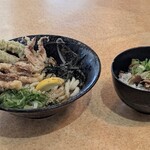 手打うどん 恩田 - げそ天＆ちくわ天セット　1,000円