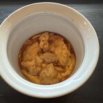 middle - タマゴダケと雲丹のフラン