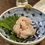 金町製麺 - ウマヅラハギの肝和え