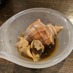 金町製麺 - つぶ貝のうま煮