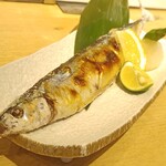 すし酒場 握わい - さんま塩焼き