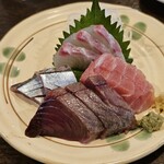 金町製麺 - 刺身盛