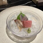 大工町 鮨人 はなれ - お造り3種