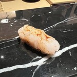 大工町 鮨人 はなれ - 白エビ。ねっとり甘い。