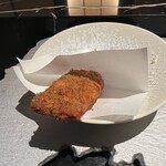 大工町 鮨人 はなれ - アジフライ。火の通りが絶妙。お鮨のようなアジフライ