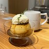 焼菓子とコーヒー パーラーイムオム - カスタードプリンバニラアイス
