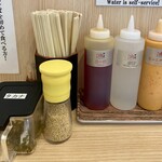 東京麺珍亭本舗 - 卓上味変アイテム