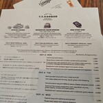 T.Y.HARBOR - メニュー