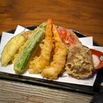 由布院 その田 - 天ぷらも季節の野菜たっぷり！