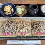 専心庵 - 大盛りそばセット