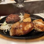 イノウエステーキハンバーグレストラン - コンボA