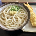 ぼっこ屋 - かけ小とアナゴ天。