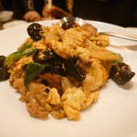 下鴨 大登龍 - 豚肉とキクラゲの卵炒め