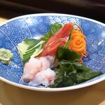 葵 - 赤えび造り