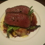 北海道蝦夷鹿のステーキ