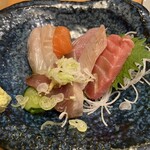 のみくいところ 尚 - お刺身盛り合わせ、人数分小分けにしていただきました。ありがたいです