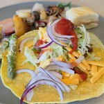 ブラッセリー 「フローラ」 ヒルトン小田原リゾート＆スパ - タコス作った！ 美味しい!!  キッシュも美味しかった！