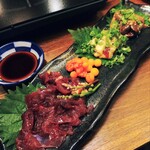 元祖すっぽん地鶏鍋　がんばり家 - すっぽん刺し