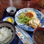 あかんたれ - ホタテフライ定食