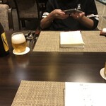 スワサント - 梅酒ロックとプレミアムモルツ