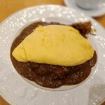 ルー・ド・メール - ドライカレー・オムレツのせ